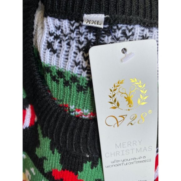 V28 Ugly Christmas Sweater XXL NWT - Picture 4 of 4